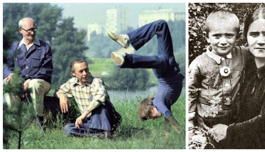 De archivos personales: tocando fotos familiares de actores favoritos de la infancia