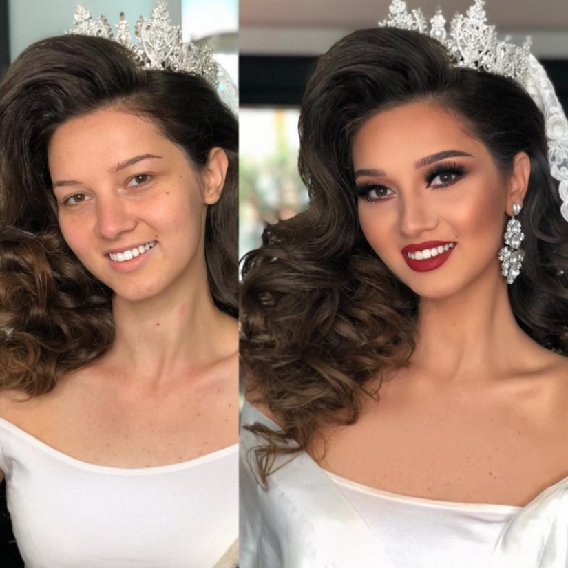 De Cenicienta a Princesa: la increíble transformación de una novia con maquillaje