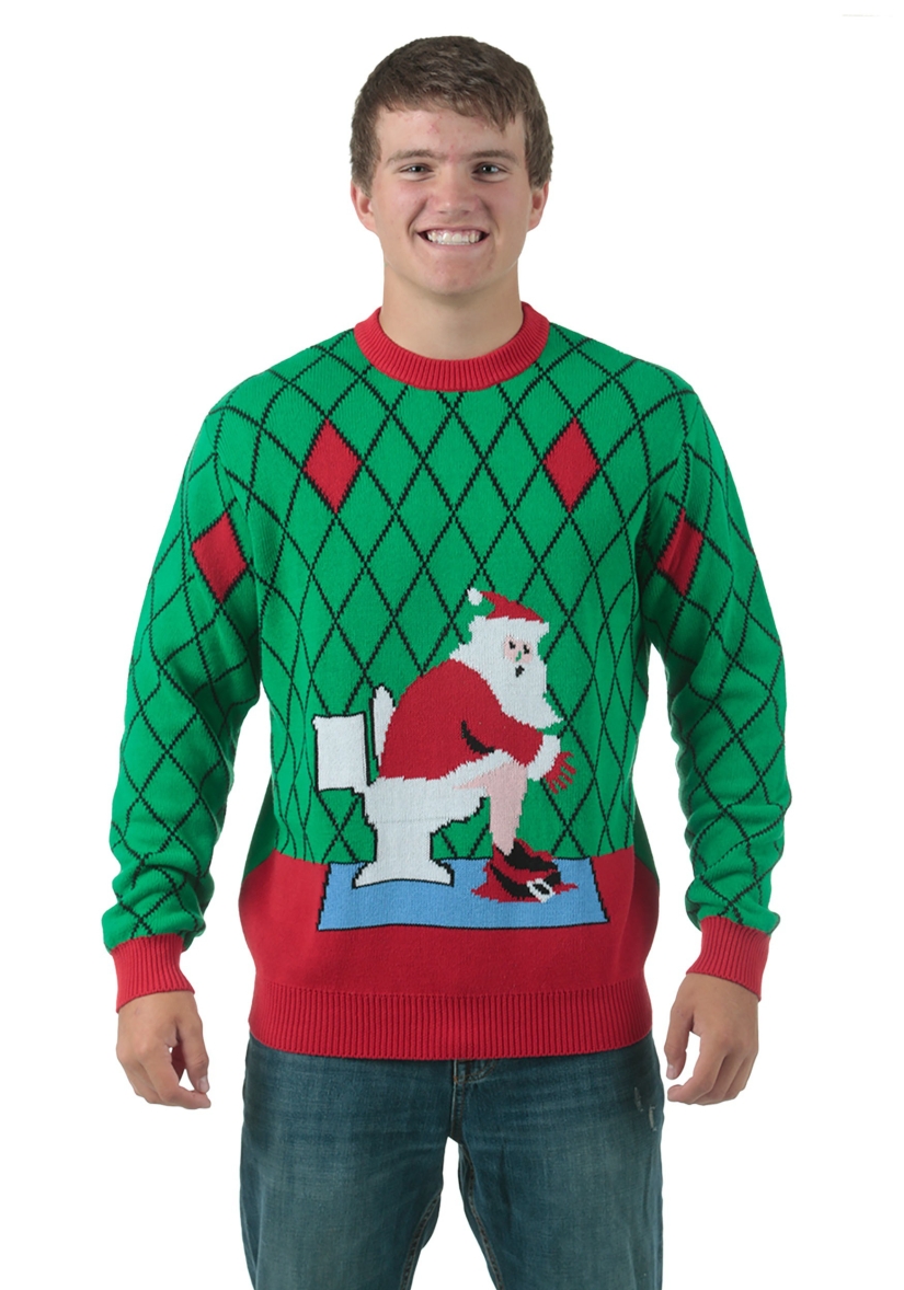 Depraved Santa and 29 more ugly Christmas sweaters