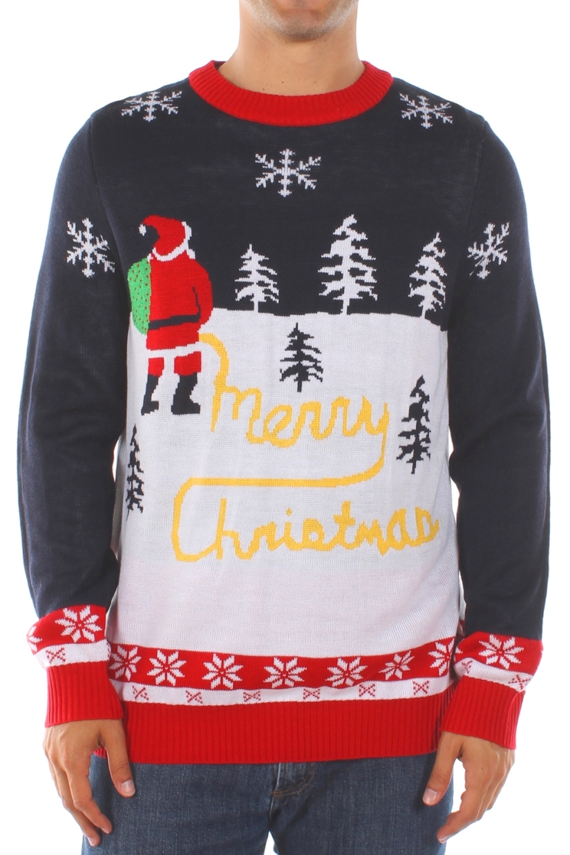 Depraved Santa and 29 more ugly Christmas sweaters