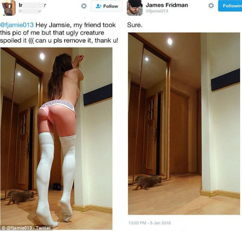 Designer trolls photos of vain and narcissistic people