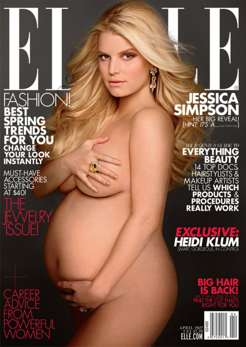 Desnuda y embarazada: icónica foto Bellucci, Lanzas, Kardashian y otras