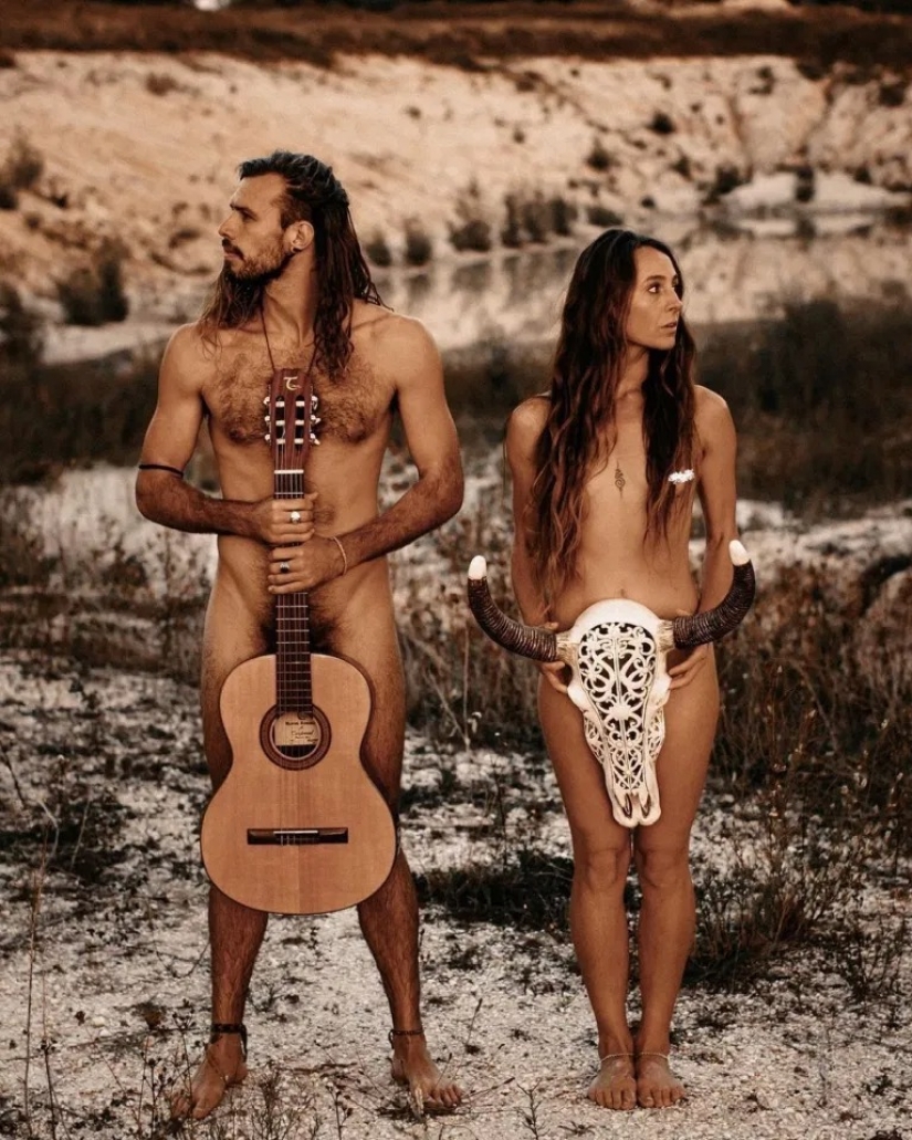 Desnudo y libre: un par de viajeros que ganó gracias a Instagram fotos de Desnudos