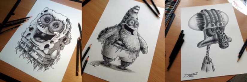 Dibujos a lápiz de Dino Tomic