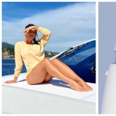 Diosa del mar: Georgina Rodríguez mostró una magnífica figura de vacaciones con Cristiano Ronaldo