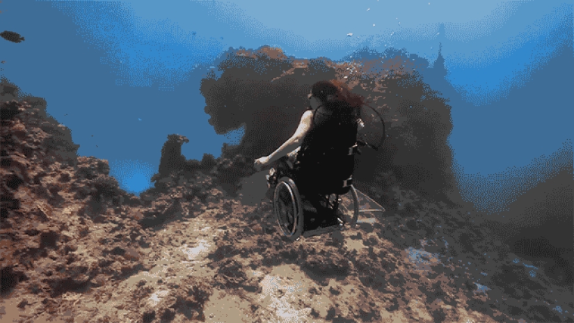 Dreams come true: how to implement wheelchair diving