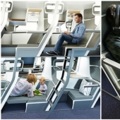 Economy class passenger aircraft can make more similar to second-class trains