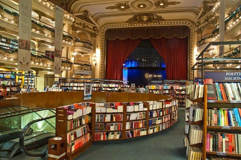 El Ateneo Grand Splendid es la más bella de la librería