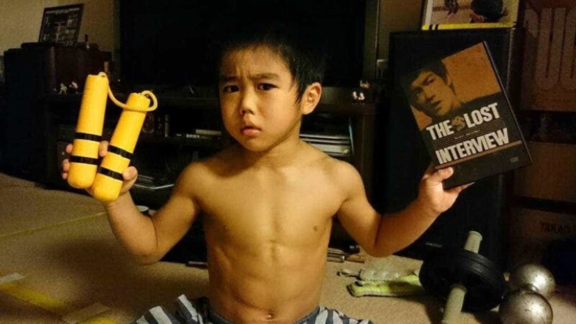 El chico imitó a Bruce Lee y se convirtió en una leyenda del kung fu