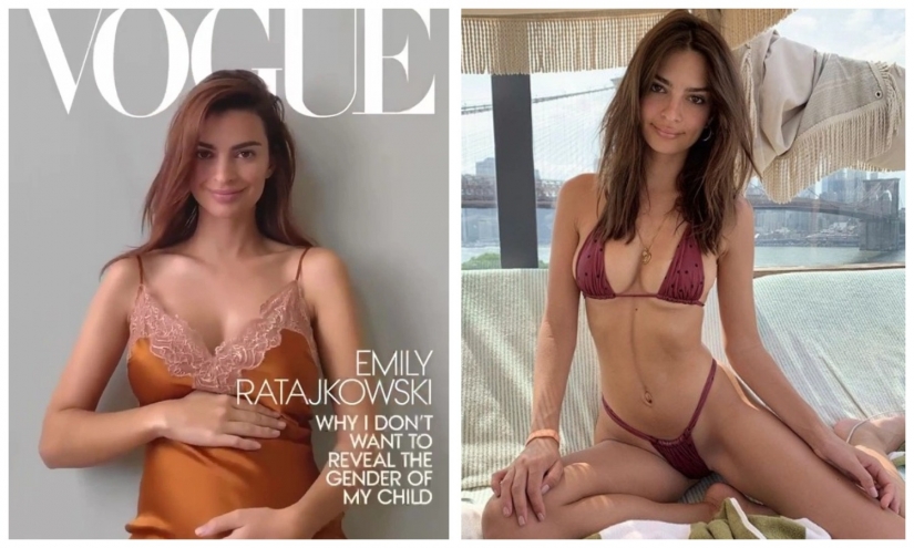 Emily Ratajkowski anunció su embarazo y protagonizó una sesión de fotos para Vogue