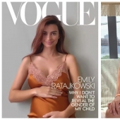 Emily Ratajkowski anunció su embarazo y protagonizó una sesión de fotos para Vogue