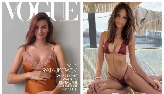 Emily Ratajkowski announced her pregnancy and starred in a candid photo shoot for Vogue