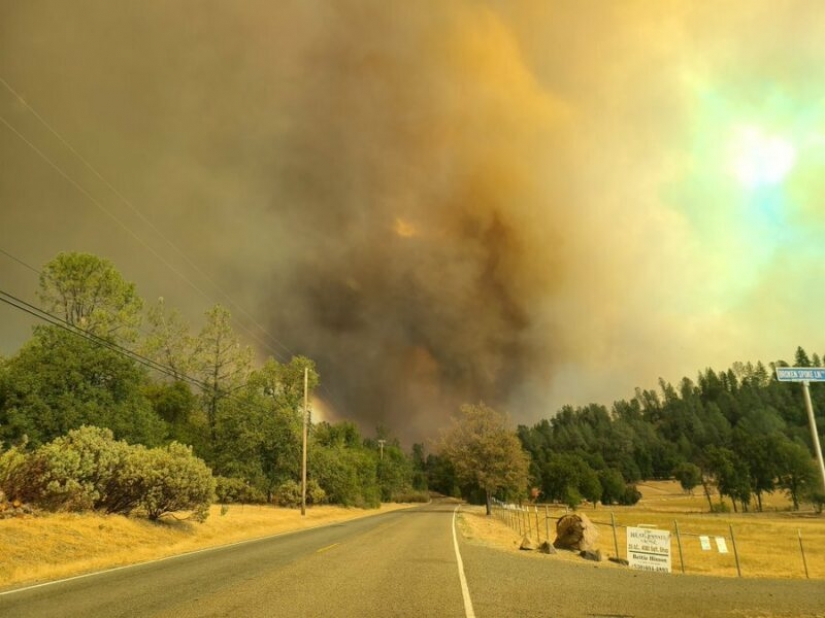 En California, un chamán hervió orina de oso y comenzó un gran incendio forestal