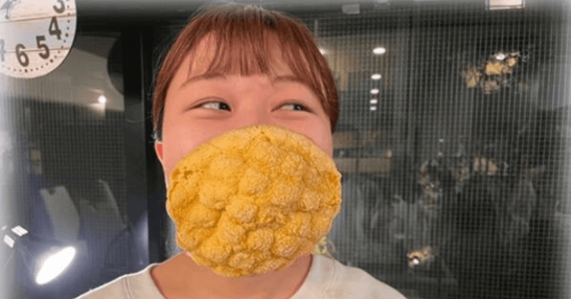 En Japón, comenzaron a producir máscaras comestibles para los aprensivos
