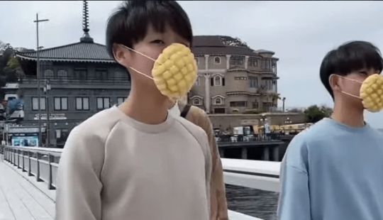 En Japón, comenzaron a producir máscaras comestibles para los aprensivos