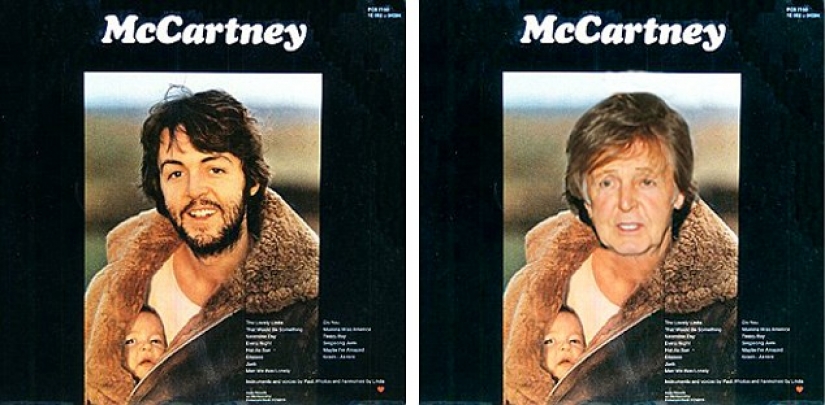 Entonces y ahora: cómo se verían los músicos de fama mundial en las portadas de álbumes antiguos