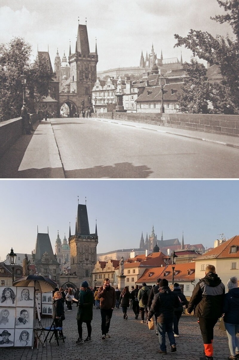 Entonces y ahora: ¿han cambiado mucho las ciudades de Europa en cien años?