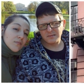 Epic fall: in St. Petersburg, a couple fell from a third-floor balcony during an argument