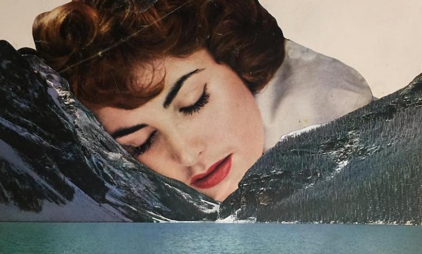 "¡Esto es solo una especie de sur!": collages en estilo retro como un nuevo tipo de belleza