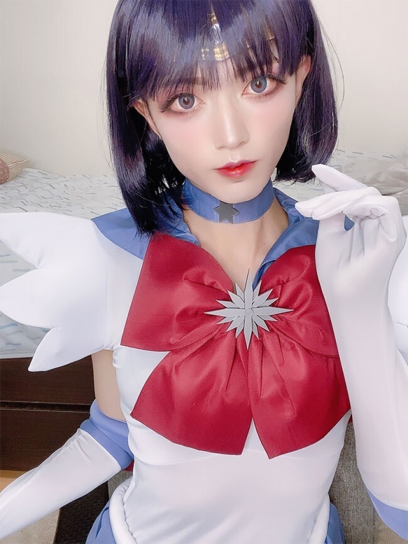 Evangelion do Sailor Moon: Cómo un chico de Japón cosplays princesas de anime