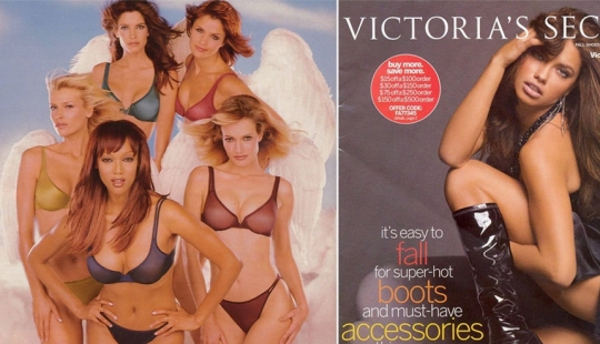 Evolución del Catálogo de Ropa interior de Victoria's Secret