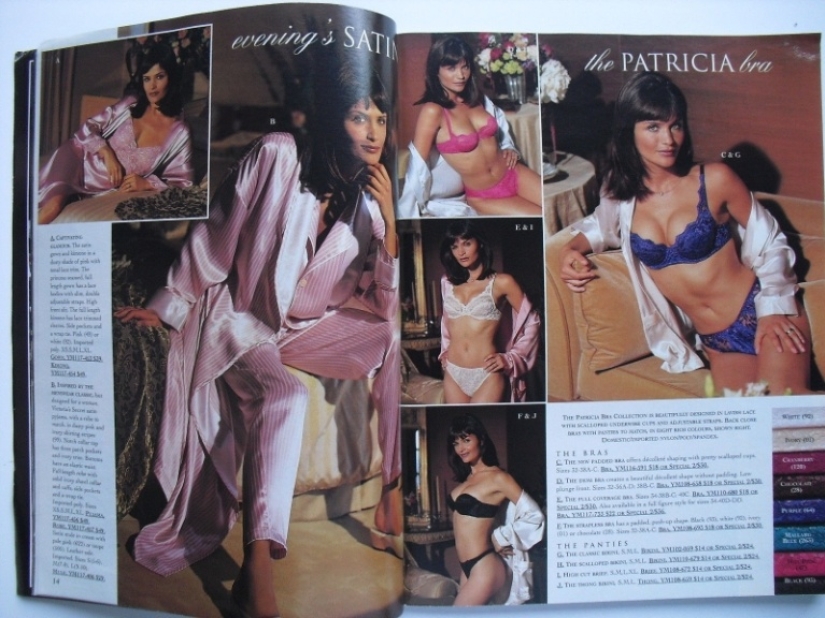 Evolution of the Victoria's Secret Underwear Catalog