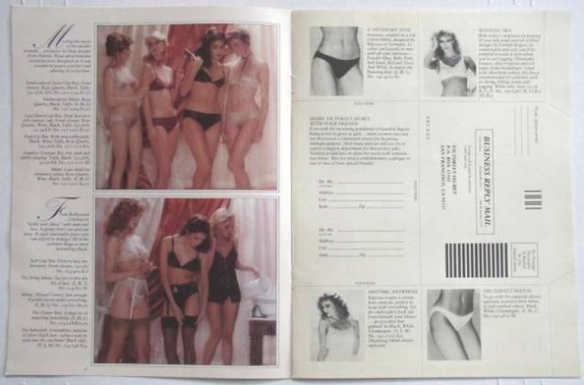 Evolution of the Victoria's Secret Underwear Catalog