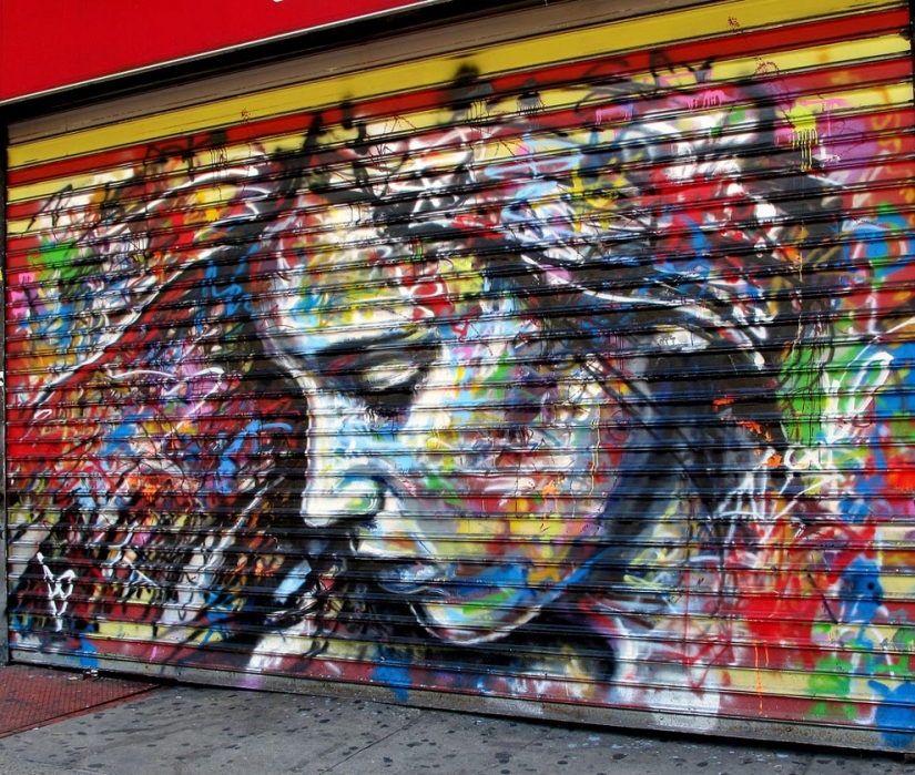 Examples of amazing street art by David Walker