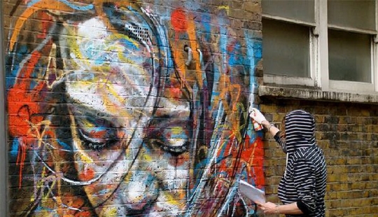 Examples of amazing street art by David Walker