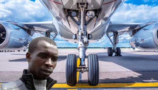 Fallen from heaven: how African survived, after flying 9000 km to London on the chassis of the plane