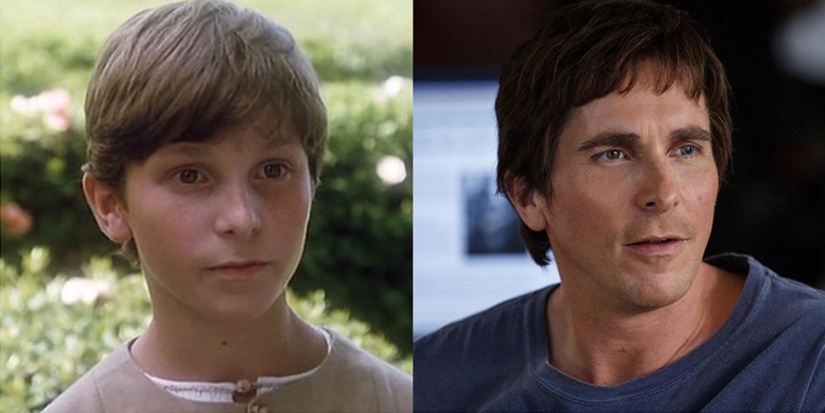 Famous actors in their first movies now