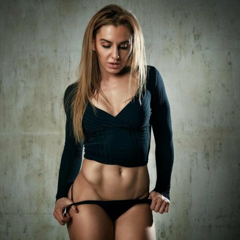 Female MMA fighter Alexandra Albu and her candid pictures from social networks