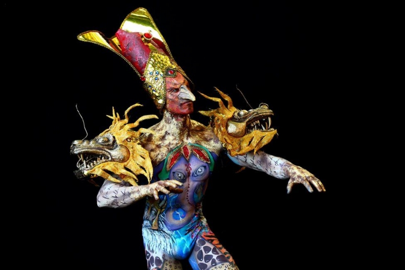 Festival Mundial de Bodypainting: modelos transformados en increíbles obras de arte