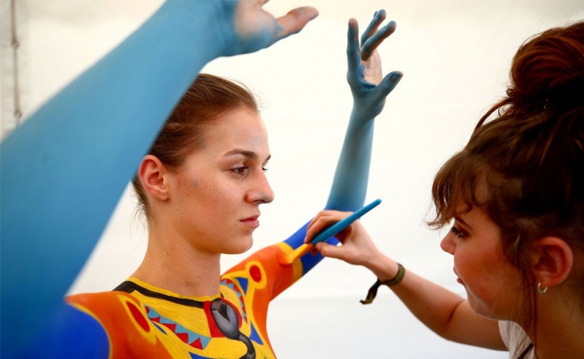 Festival Mundial de Bodypainting: modelos transformados en increíbles obras de arte