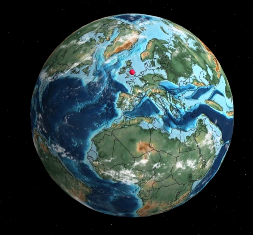 Find out where your home would have been at a time when dinosaurs roamed the Earth