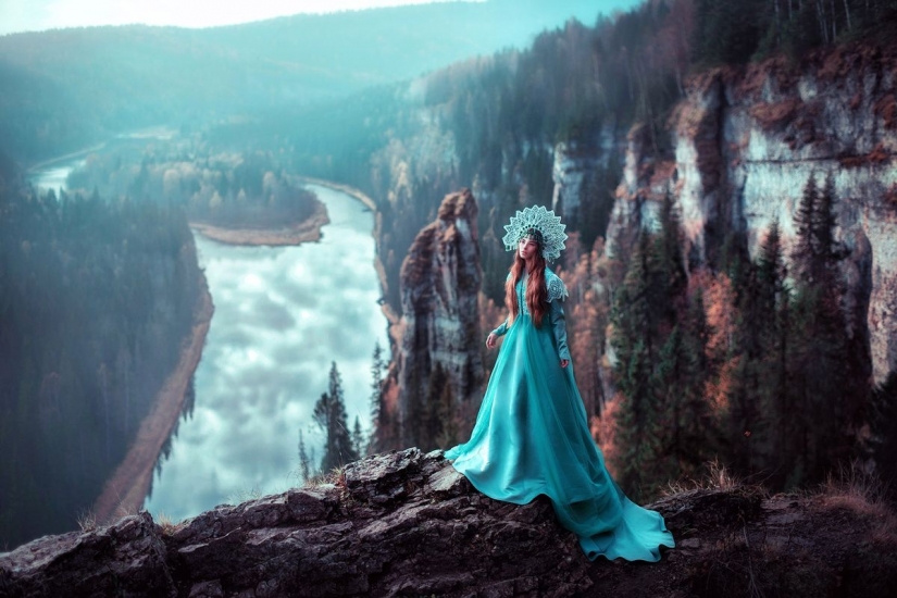 Forest Princess and mermaids: Perm photographer takes fabulous beauties in the forests of the Kama region