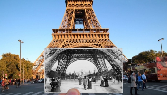 Fotógrafo francés combina fotos antiguas y nuevas de París