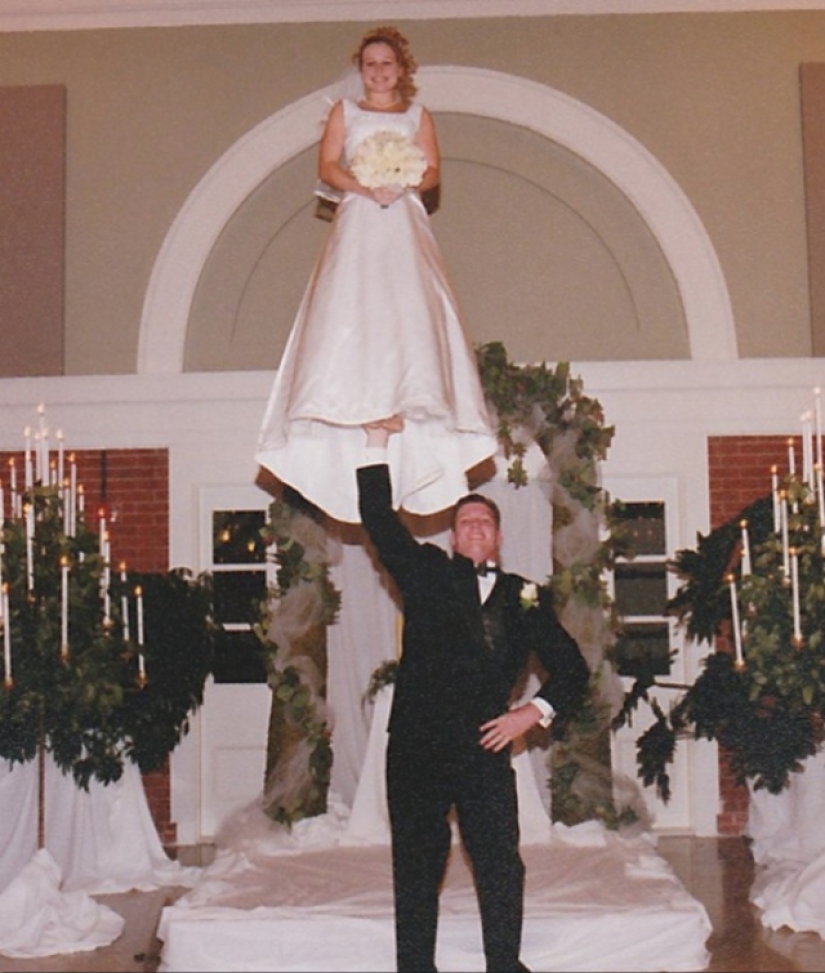 Fotos de bodas sin éxito que sería una pena mostrar a los futuros hijos