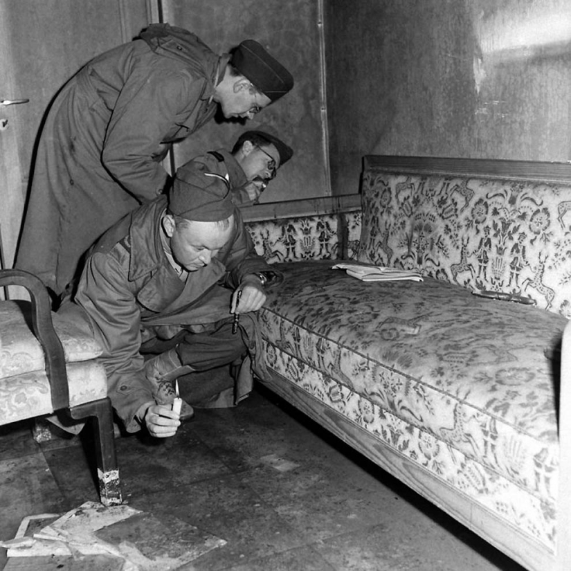 Fotos desconocidas del búnker de Hitler tomadas en abril de 1945