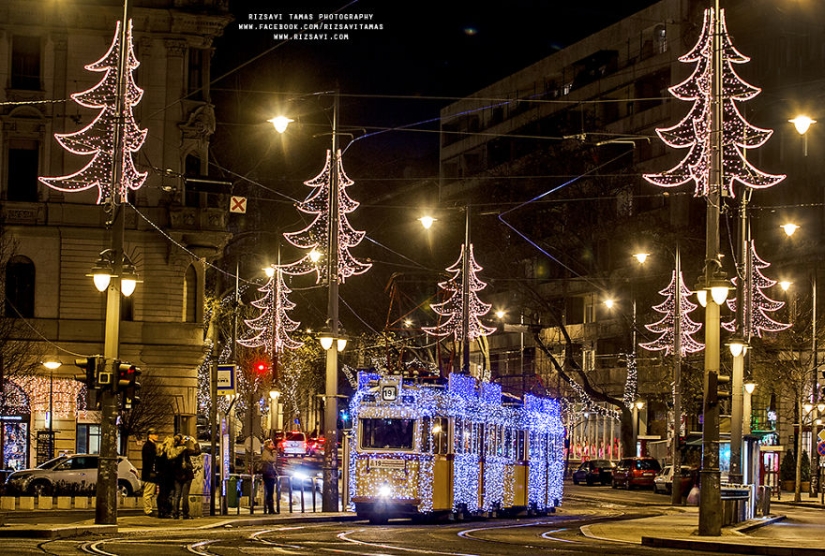 Fotos mágicas de Budapest antes de Navidad