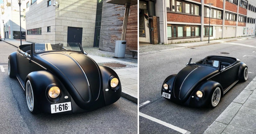 From a "Beetle" to a roadster: the incredible transformation of the 1961 Volkswagen Beetle