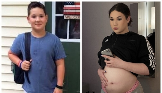 From a young man to a young mother: an 18-year-old American became pregnant, despite the fact that he was born a boy
