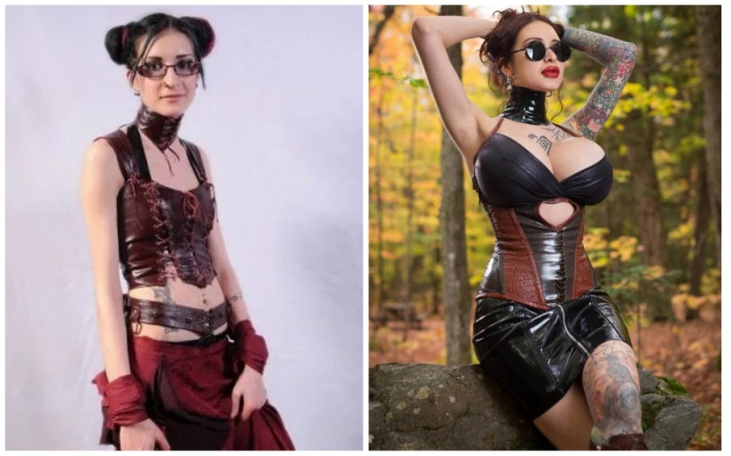 From grey mouse to sexy beauty: a girl turned into living sex doll