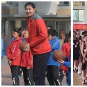 Futura estrella del baloncesto: Una colegiala de 14 años de China impresiona con un gran crecimiento