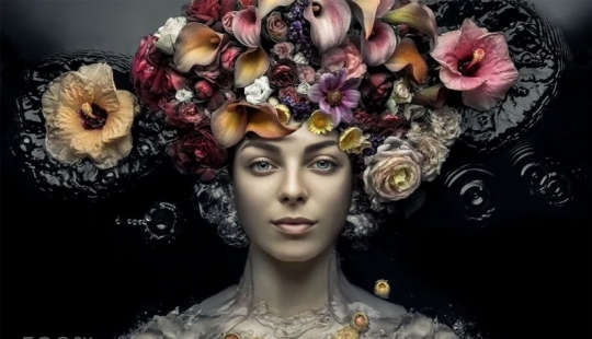 Garden beauty: conceptual flower portraits Evgeny Kolesnik