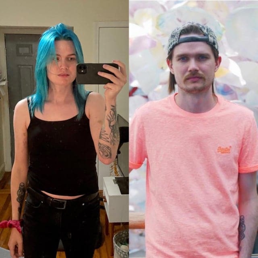 Gender is not a sentence: 22 photos of transgender people before and after sex change