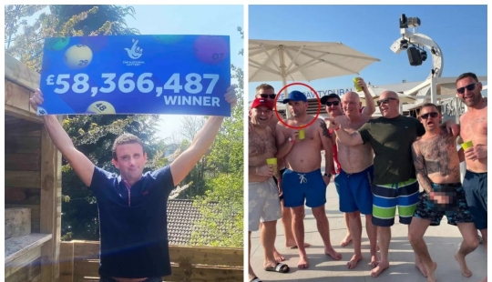 Generous friend: Brit, hitting the jackpot, gave his companions an unforgettable vacation in Dubai