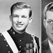 George H. W. Bush and other US presidents in their distant youth