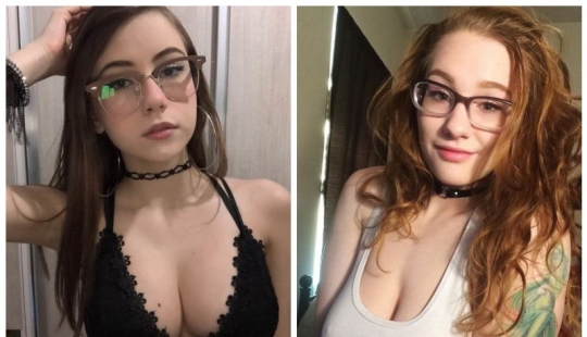 Girls in glasses are incredibly sexy! And that's 30 proof