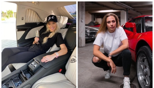 Girls rule! Supercar Models Who Earn Millions by being Photographed in Luxury Cars